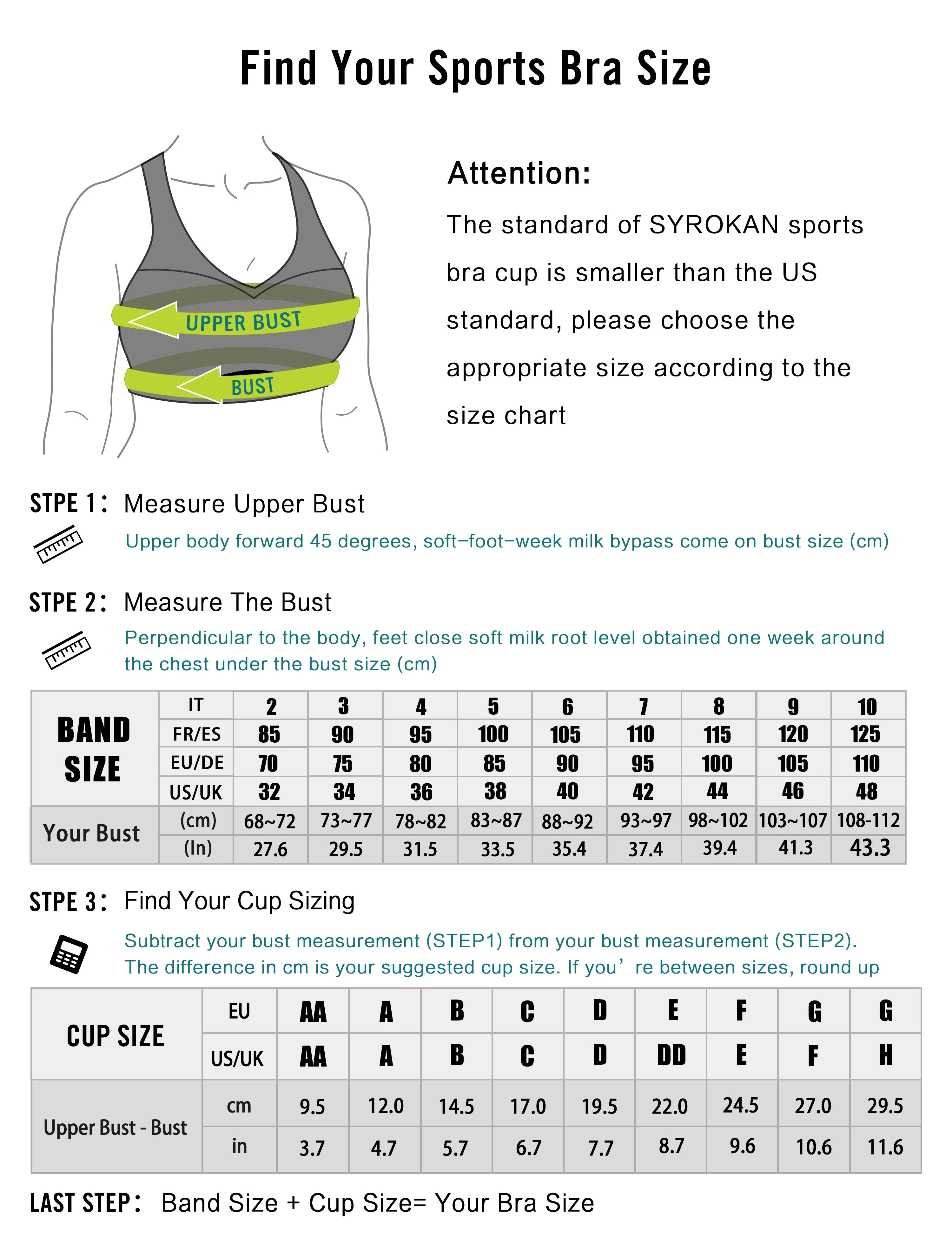Keyla High Impact Underwire Sports Bra| C-G Cup| White-Black