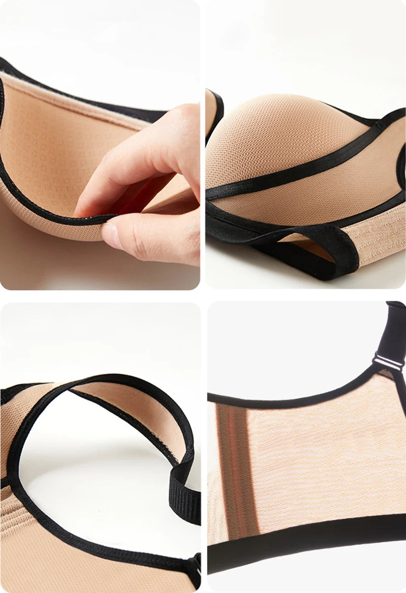 Jasmine Mesh Full Cup Push-Up Bra